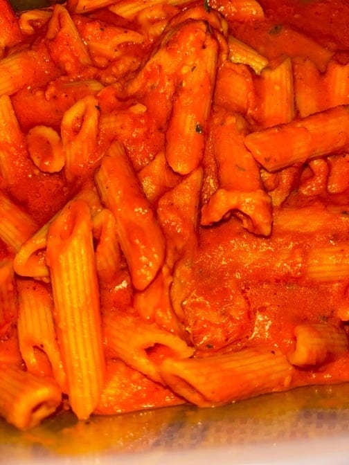 Penne Marinara.