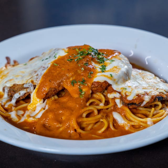 Eggplant Parmesan.